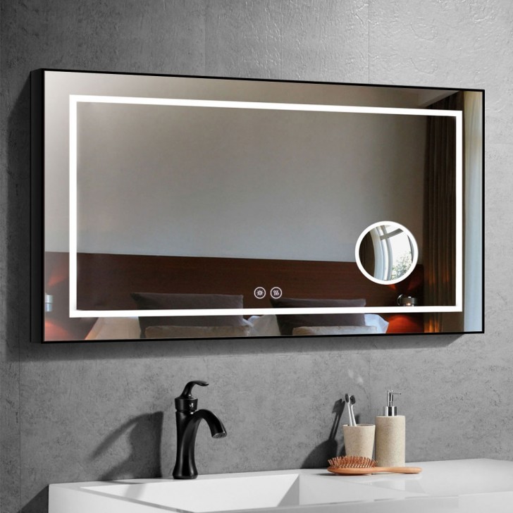 Decoraport 48 X 28 Inch Led Bathroom, 48 Inch Bathroom Mirror