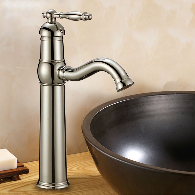 Basin&Sink Faucet - Brass in Brushed Nickel (81H08-BN)