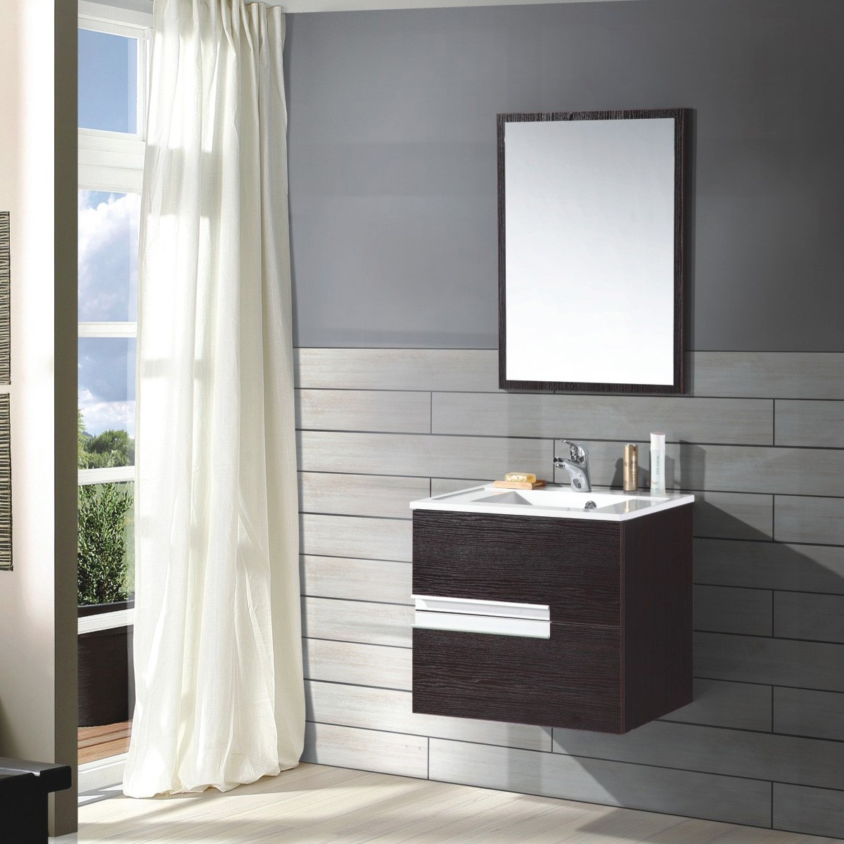 24 In. Wall Mount Vanity Set with Mirror (MG600A-SET)