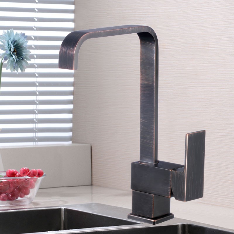 Kitchen Faucet - Brass with Black Bronze Finish (82H08G-ORB)