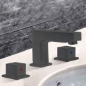 Basin&Sink Faucet - Brass with Matte Black Finish (83H25-MB)
