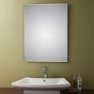 Unframed Bathroom Silvered Mirror - Reversible and Beveled Edge/24 Inch x 32 Inch (YJ-30008H)