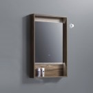 24 x 36 In. Bathroom Vanity LED Mirror with Shelf (AG8001W-M)