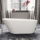 61 In Seamless White Acrylic Freestanding Bathtub (DK-PW-1506B)