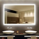 55 x 36 In LED Bathroom Mirror with Infrared Sensor (DK-OD-N031-CG)