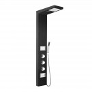 Thermostatic Black Frosted Shower Panel System - Stainless Steel (LYB-5588)