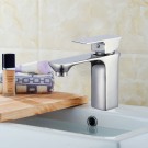 Basin&Sink Faucet - Single Hole Single Lever - Brass with Chrome Finish (81H36-CHR-007)