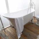 63 In Clawfoot Freestanding Bathtub - Pure White (DK-PW-1675W)