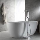 Freestanding Bathtub Faucet with Hand Shower - Brass with Chrome Finish (DK-9111)