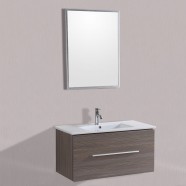 40 In. Wall Mount Bathroom Vanity Set with Single Sink and Mirror (DK-T5010C-SET)