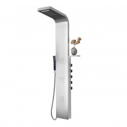 Glossy Stainless Steel Thermostatic Shower Panel System (LYB-5506-LH)