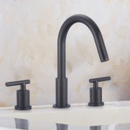 Basin&Sink Faucet - Brass with Matte Black Finish (83H12-MB)