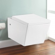 Wall Hung Toilet Bowl - White (DK-ZBQ-12260D)