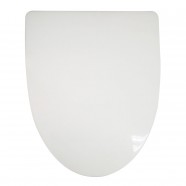 PP White Front Round Soft Close Toilet Seat with Cover (DK-CL-022)
