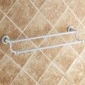 Double Towel Bar 24 Inch - White Painting Brass (80348D) 
