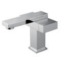 Basin&Sink Faucet - Single Hole Double Lever - Brass with Chrome Finish (6051)