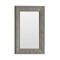 26 x 36 In Bath Vanity Décor Mirror with Fir Wood Frame (DK-WK9226-GY)