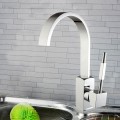 Basin&Sink Faucet - Single Hole Single Lever - Brass with Chrome Finish (6211)