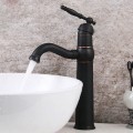 Basin&Sink Faucet - Single Hole Single Lever - Brass with Black Bronze Finish (81H08-ORB)