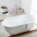 60 In Seamless Freestanding Bathtub -  Acrylic Pure White (DK-PW-11572)