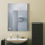 20 x 28 In. Wall-mounted Rectangle Bathroom Mirror (DK-OD-B067B)