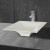 White Artificial Stone Above Counter Bathroom Vessel Sink (DK-HB9036)