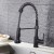 Black Bronze Finished Brass Kitchen Faucet - Pull Out Spray Head (82H07-ORB-S)