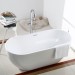 65 In Seamless Freestanding Bathtub - Acrylic Pure White (DK-PW-11672)
