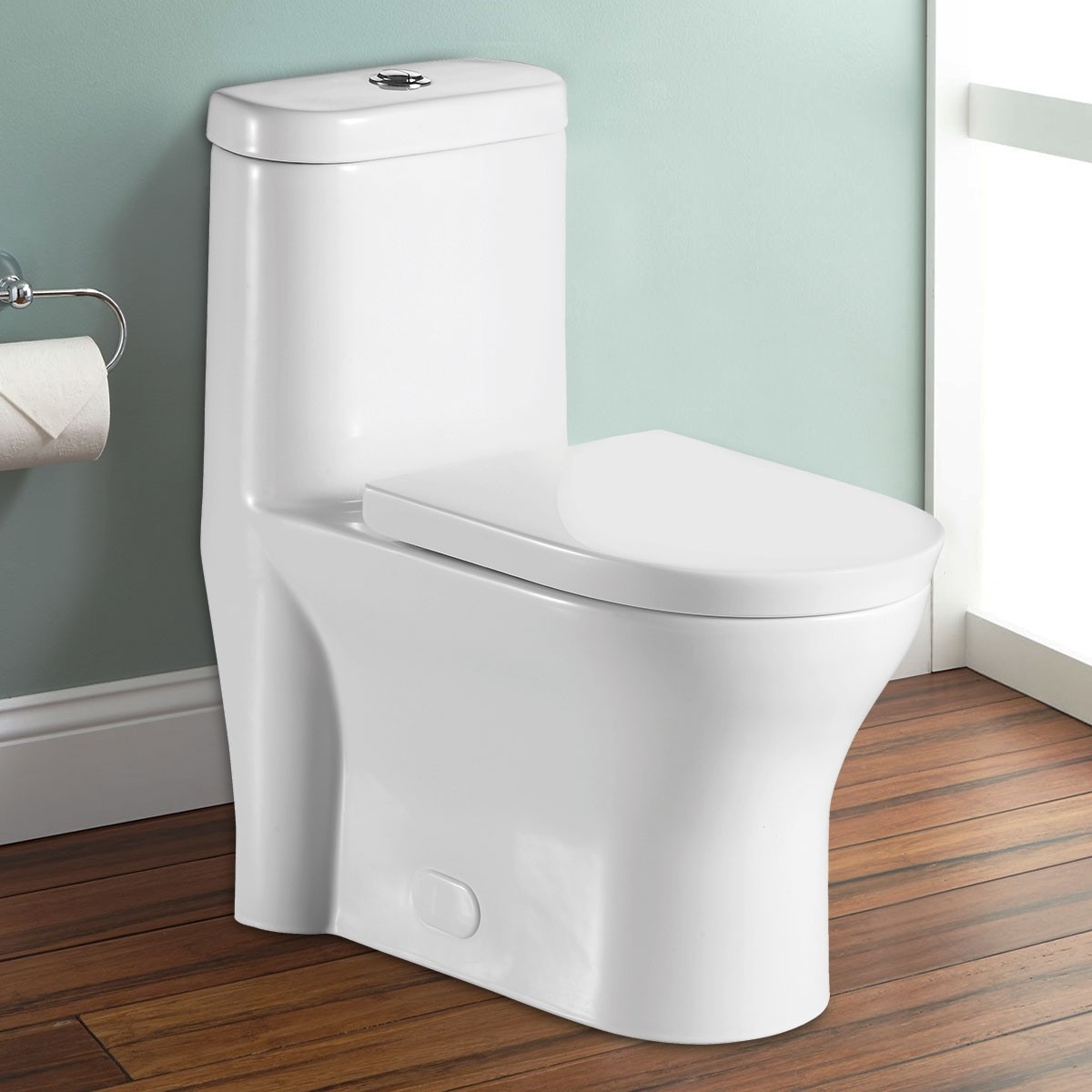 Toilette Monopièce à Double Chasse et à Action Siphonique, Certifié par cUPC (DK-ZBQ-12207)