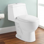 Toilette Monopièce à Double Chasse et à Action Siphonique (DK-ZBQ-12210)