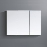 36 x 26 po Armoire-miroir pour vanité à trois portes (ZRW1002WH-M)