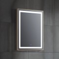 24 x 31 Po Miroir de Salle de Bain LED  Vertical avec Bouton Tactile (FB-G8320-M)