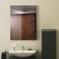 18 x 24 po Miroir Mural Salle de Bain Classique Rectangulaire sans Cadre - Accrochage Vertical (DK-OD-B068C)