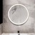 DECORAPORT 28 x 28 Po Miroir de Salle de Bain LED avec Bouton Tactile, Luxe Léger, Anti-Buée, Luminosité Réglable (D902-2828)